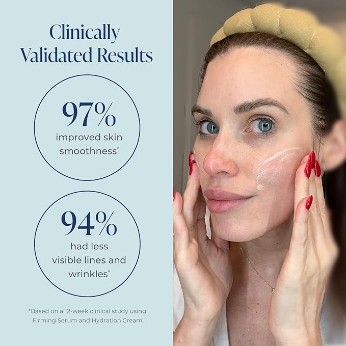 Kind Science Firming Face Serum for Women - Hyaluronic Acid Serum for Face Visibly Smooths Wrinkles - Bakuchiol Retinol Alternative with Peptides - Anti Aging Skin Care for Sensitive Skin, 1 fl oz