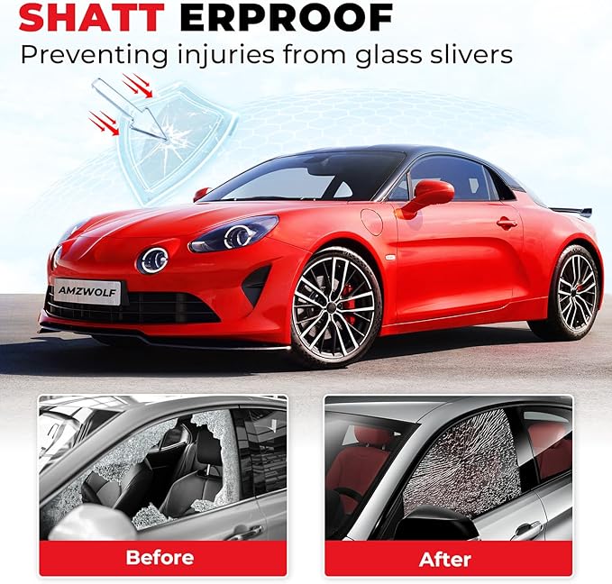 35% VLT Ceramic Car Window Tint Film (20In x 20Ft), 99% UV & 96% IRR Blocks, 5-Layer Automotive Tints for Privacy Sun & Glare Protection Heat Blocking Scratch Resistant