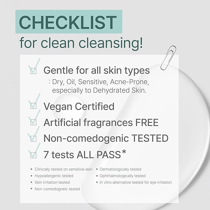 Illiyoon Gentle Deep Cleansing Oil | Lightweight Facial Cleanser with Coconut Oil & AHA/BHA for Makeup, Fragrance-Free, Sebum & Blackhead Removal, Korean Skin Care, 8.45 fl.oz.