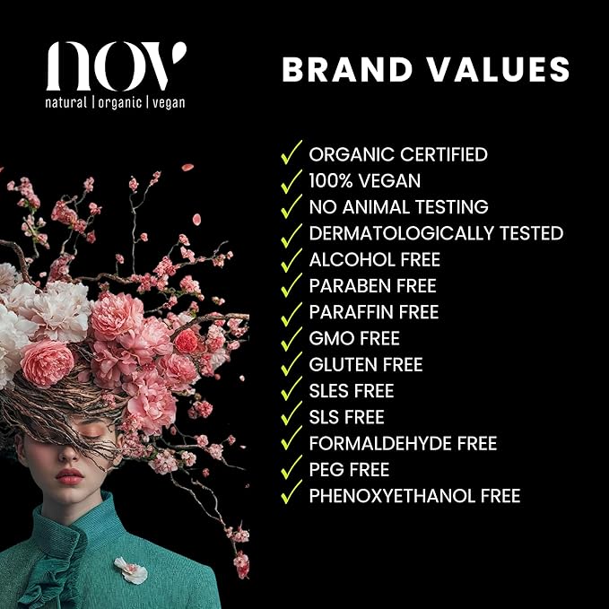 NOV Intensive Care Nourishing Hair Oil - Organic Olive and Argan Hair Growth Oil - Revitalize and Hydrate - Reduce Breakage and Split Ends - 3.38 oz