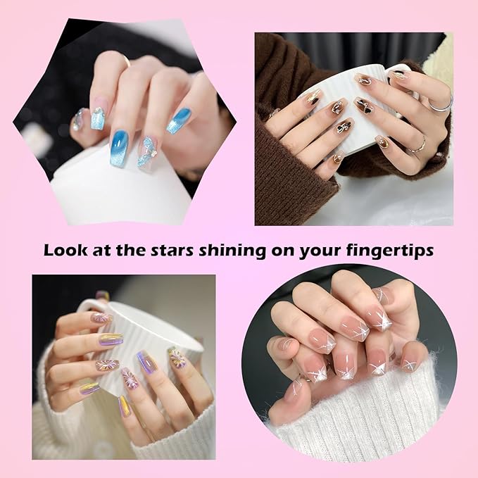 20Pcs Nail Art Brushes Tool Set, Nail Art Double-End Tools, Nail Liner Brushes, Silicone Pen Dotting Pen Tools Nail Art Kit for Home Nail Art DIY Salon Use-Pink