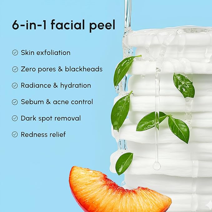 MAREE Glycolic Toner Pads – 200 Toner Pads for Face Cleansing – Facial Exfoliating Pad with Tea Tree Oil, Salicylic Acid & Vitamins E, B3, B5 – Acne Clearing, Skin Pore Resurfacing & Radiance Device