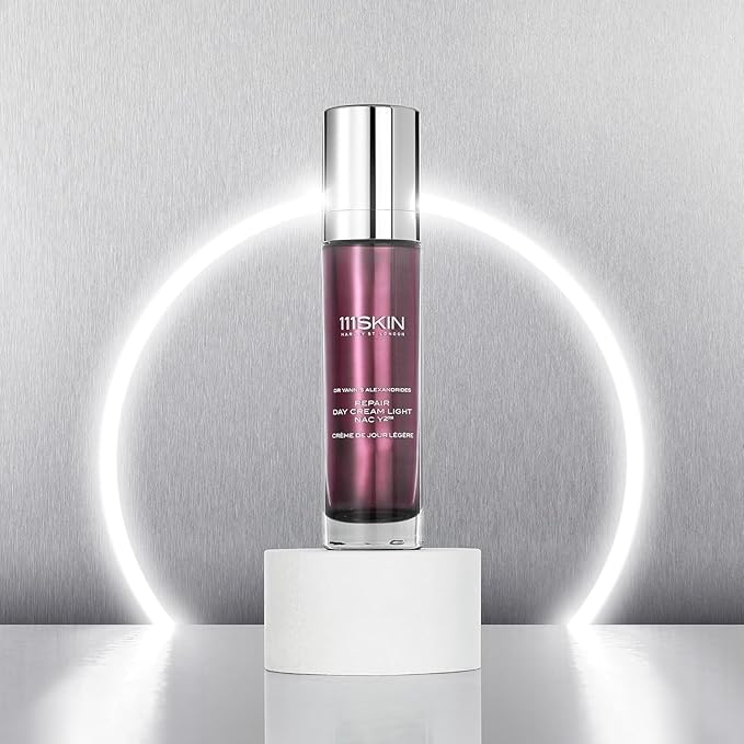 111SKIN Repair Day Cream Light NAC Y2, Reinforces Skin Barrier, Fights Free Radicals, Combats Early Signs of Aging, 1.69 fl oz