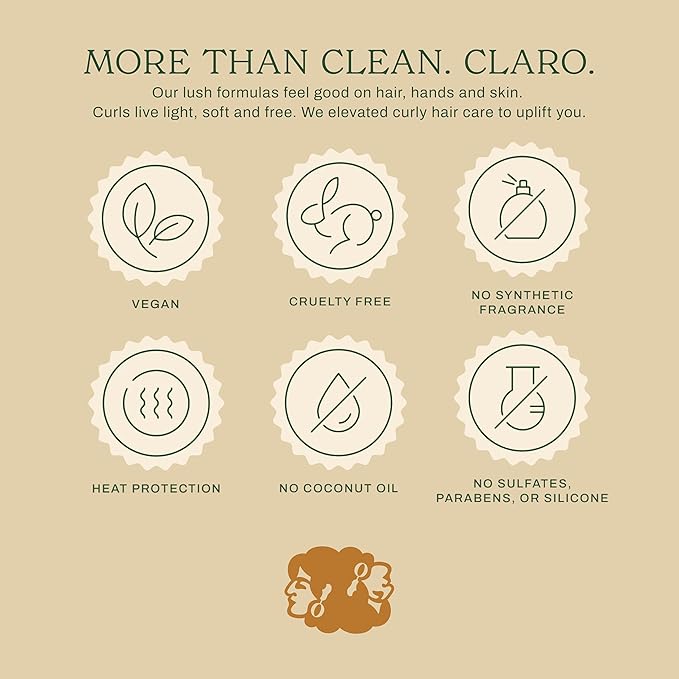 OCOA Curl Cream & Styling Gel Bundle – Hydrate, Define, & Protect Curls – Made with Hibiscus, Mango Butter, Flaxseed, and Marula Oil – Frizz-Free, Long-Lasting, Soft & Touchable Finish – 8oz