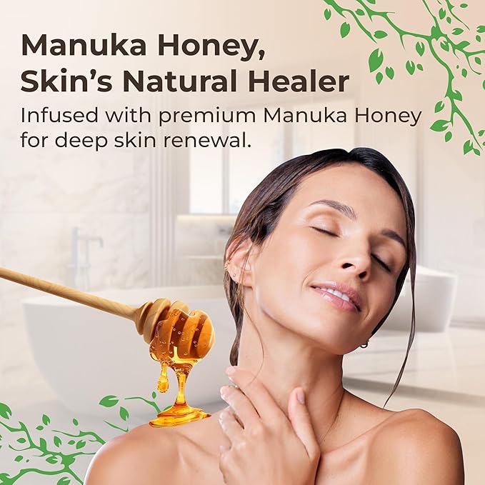 Wild Naturals Whipped Tallow Honey Balm, Grass-Fed Beef Tallow Balm for Skin with Manuka Honey & Shea Butter, Thick & Unscented for Dry, Sensitive, & Reactive Skin