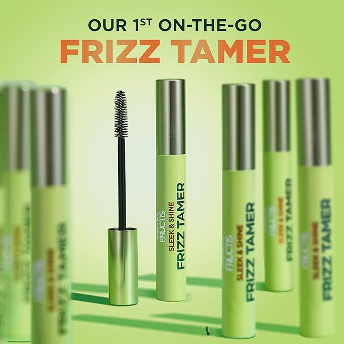 Garnier Fructis Sleek & Shine Frizz Tamer Slicking Hair Serum Wand for Frizz and Flyaways, 0.27 Fl Oz
