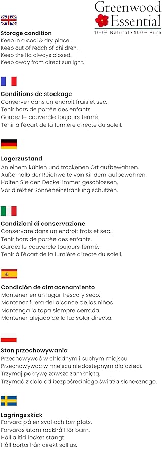 Greenwood Essential Pure Clove Essential Oil (Syzygium aromaticum Steam Distilled 100ml (3.38 oz)