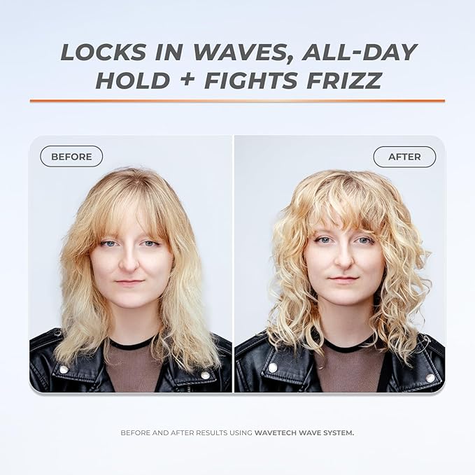 XMONDO Hair Wavetech Wave Setting Spray | Vegan Formula Designed with Waveflex Technology and Styling Polymers for Enhanced Waves Texture, Pro-Vitamin B5 to Combat Breakage and Frizz Control, 4 Fl Oz