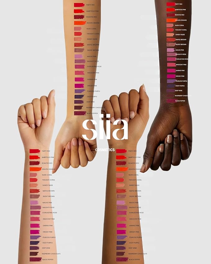 SIIA Cosmetics Change Agent Magnetic Original Lipstick in Raspberry Chocolate
