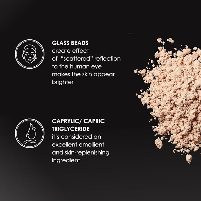 Rodial Glass Powder 0.4 oz, Skin Perfecting Loose Face Powder, Creamy Formula for a Natural Luminosity Glow, Finishing Powder for a Flawless Skin Look, Setting Powder