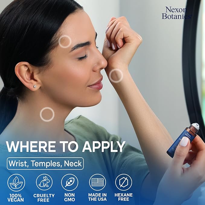 Clove Essential Oil Roll On 10 ml - Pre-Diluted Roller for Skin, Teeth & Aromatherapy - Ready to Use - Made from Pure Natural Oils - Nexon Botanics