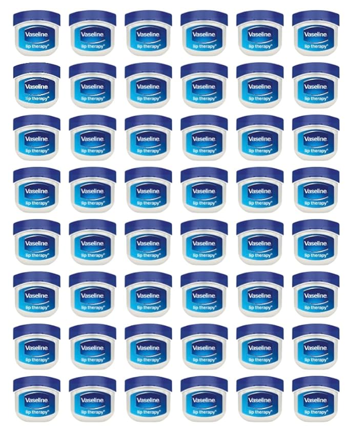 Vaseline Original Skin Jelly, .25 Ounces, Counter Display (48 Pieces)