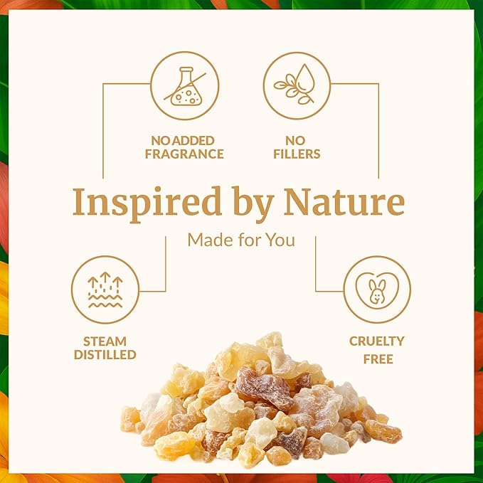 SVA Frankincense Essential Oil – 1/3 Fl Oz – 100% Natural Boswellia Carterii Oil - for Diffuser, Hair Care, Face, Skin Care, Aromatherapy, Scalp and Body Massage, Soap and Candle Making