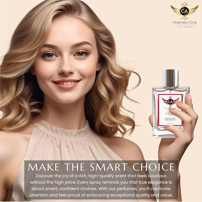 CA Perfume Impression of Jasmin Rouge for Women Amber Floral Fragrance Long Lasting Perfumes for Women Eau De Parfum 1.7 Fl Oz 50ml