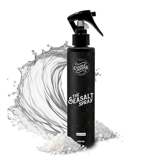 Sea Salt Spray for Men - Salt Water Texture & Volume Spray for Men’s Beach Waves & Curls with Heat Protection 200 ml - Made in Germany (6.76 Fl Oz, Light Hold (Pack of 1))