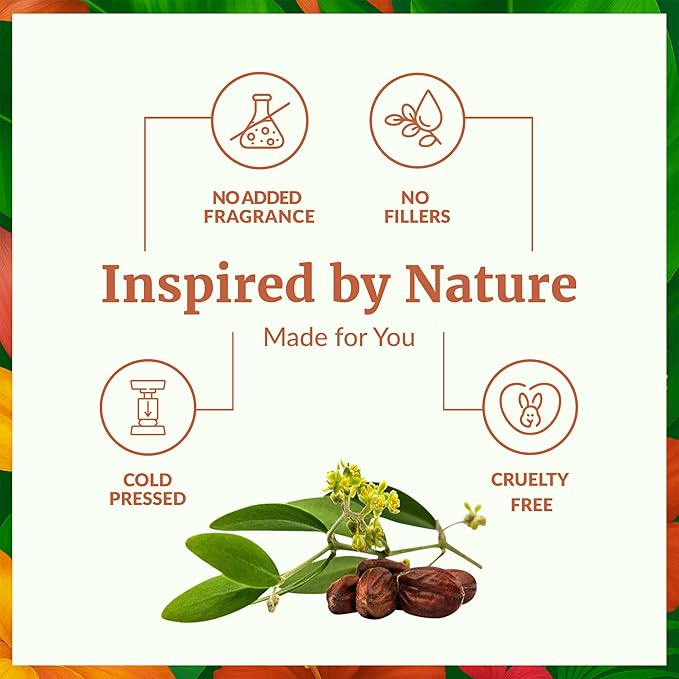 SVA Jojoba Seed Oil Organic - 4 Fl Oz – 100% Natural Cold Pressed Organic Jojoba Oil - for Face, Skin Care, Hair Care, Scalp Massage & Body Massage – Carrier Oil with Dropper