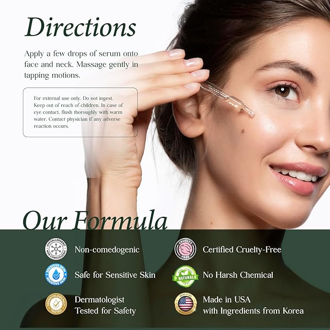 CLARA'S NEW YORK | Vitamin C Facial Serum | with Hyaluronic Acid, Ascorbic Acid, Niacinamide, Probiotics | Reduce Dark Spot, Acne, Scars |Brightening, Antioxidant, Minimize pores |30ml | Made In USA