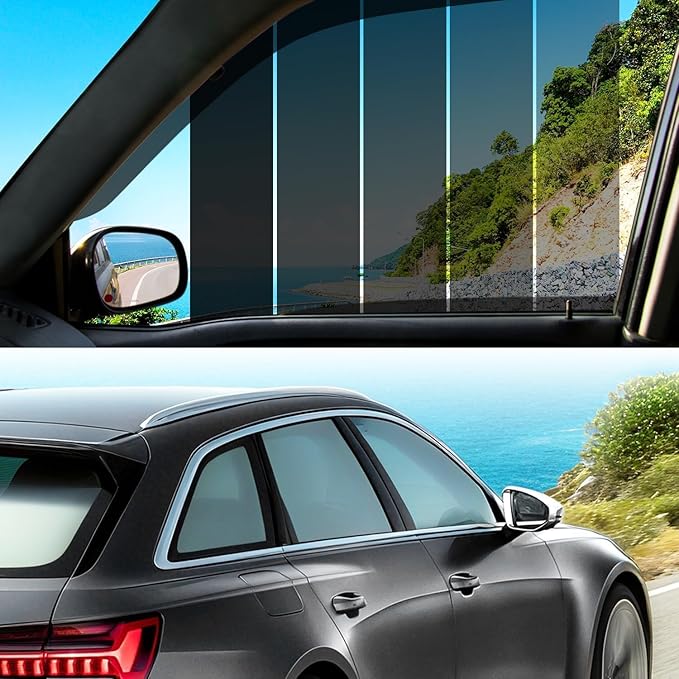 Window Tint Film for Cars, 20% VLT 30" in x 10'Ft Ceramic Window Tints, Blocks 99% UV & IR Rays, Heat Resistant Anti Glare Films for Windshield, Scratch Resistant Sun Shade Auto Film Roll