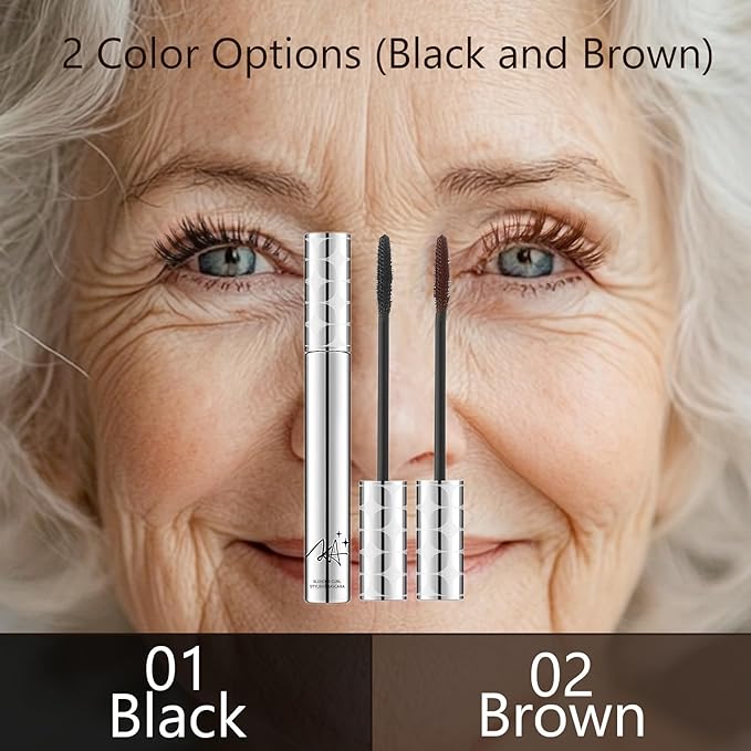 Brown Mascara for Women, Prime Waterproof Volume and Length for Hypoallergenic Máscara with Long Lasting, Hypoallergenic, Lightweight for Sensitive Eyes-02