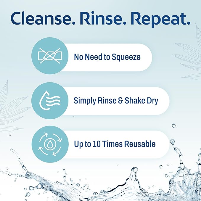 HartFelt Bath Sponges for Shower | Oval Body Wash Scrubber for Exfoliating Skin | Clean and Refresh Body, Back & Arms | Chemical-Free Body Sponge | Made in USA - Pack of 4