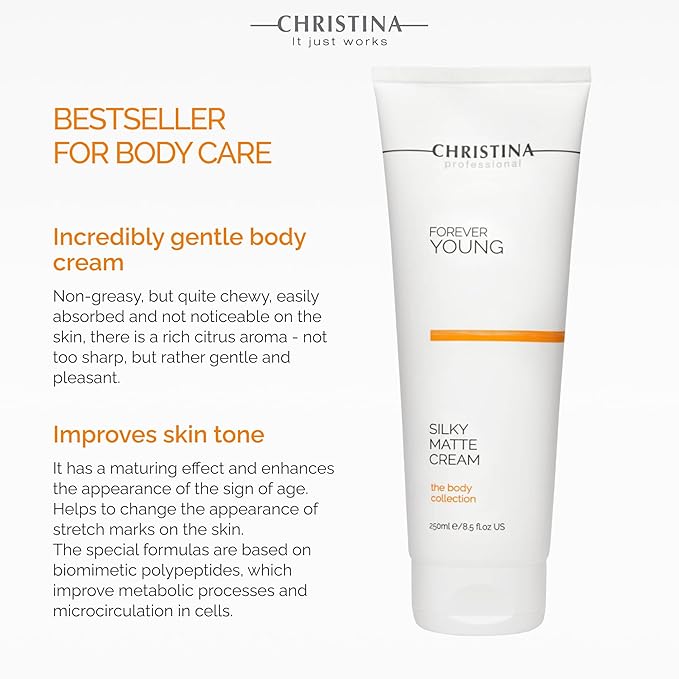 -CHRISTINA- Forever Young - Silky Matte Cream For All Skin Types 250ml