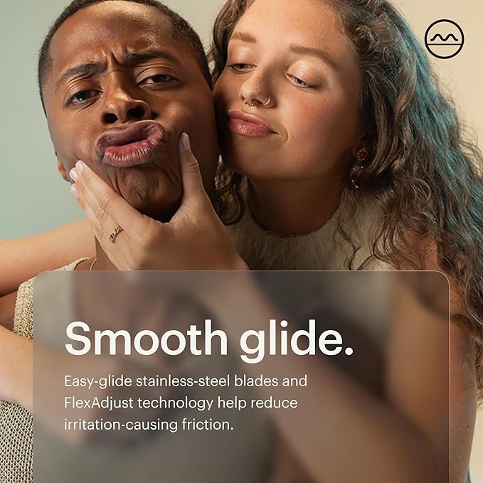 MANSCAPED® The Chairman™ PRO Men’s Replacement SkinSafe® Foil Blade - Stainless Steel Four-Blade Foil Trimmer for Face Shaver, Magnetic Blade Head Attachment (1-Pack)