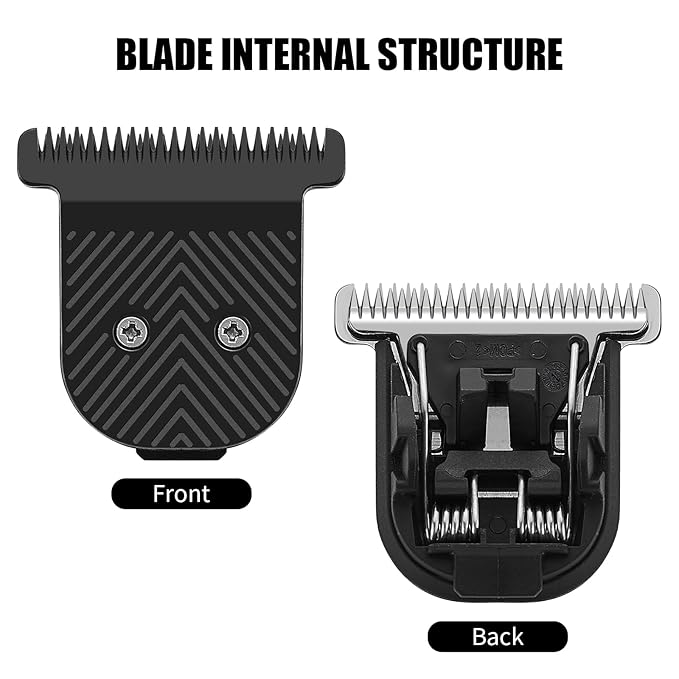 Premium Stainless Steel T-Blade, Compatible with MANSCAPED The Beard Hedger, for Precision Facial Hair Trimming. 1Pack