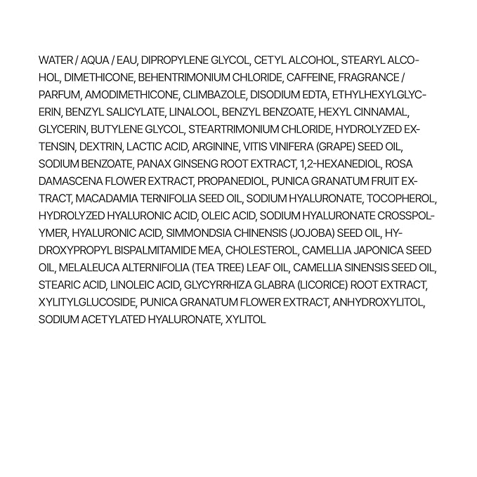 RYO Damage Care & Nourishing Conditioner with Korean Ginseng & Caffeine - Repair and Moisturizing, Anti Loss Care, Strengthening hair roots, 16 Fl Oz.