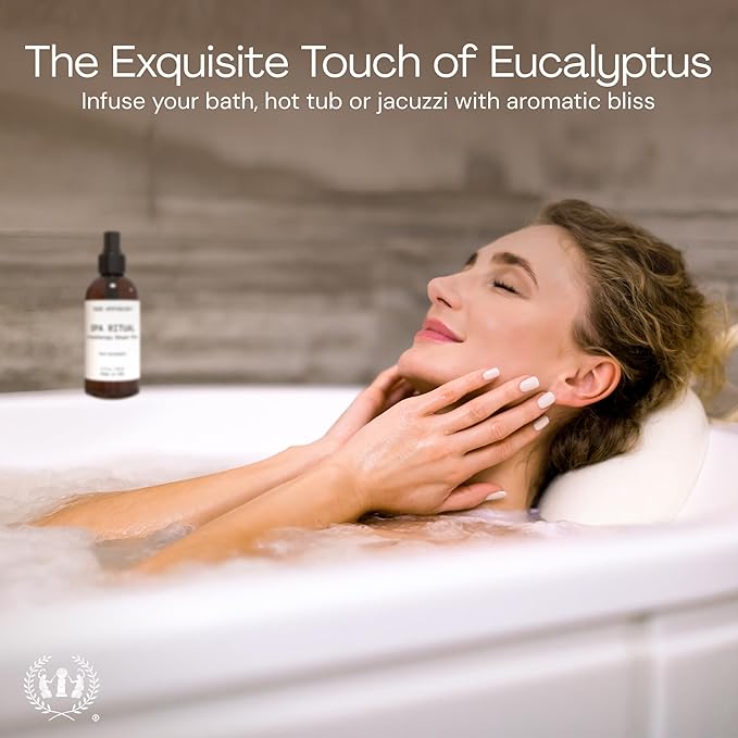 Muse Apothecary Spa Ritual Pure Eucalyptus Oil Shower Mist - Eucalyptus Spray for Shower, Spa, Bath, and Linen - Aromatherapy Eucalyptus Essential Oil Spray - 2oz