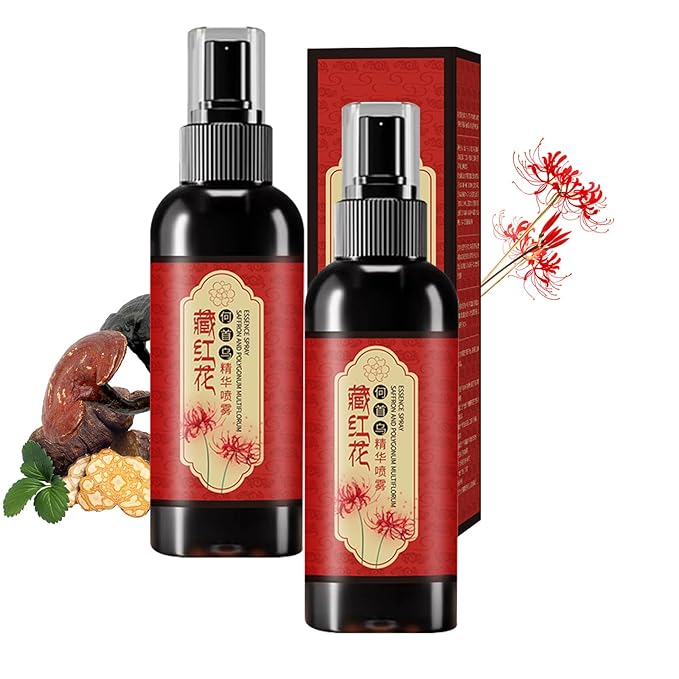 2pcs Saffron Hair Spray, Saffron Hairs Blackening Spray, Saffron Essence Spray, Leaving Hairs Shiny Smooth