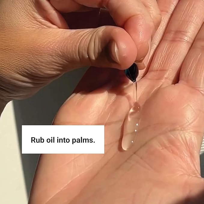 Thickening Hair Oil Capsules – Leave-In Serum for Normal to Thin-Looking Hair w/ Biotin, Niacinamide & Ceramides | Mineral Oil, Sulfate and Paraben Free, Vegan | Fuller-Looking, Denser Hair | 15Ct