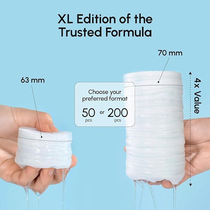 MAREE Glycolic Toner Pads – 200 Toner Pads for Face Cleansing – Facial Exfoliating Pad with Tea Tree Oil, Salicylic Acid & Vitamins E, B3, B5 – Acne Clearing, Skin Pore Resurfacing & Radiance Device