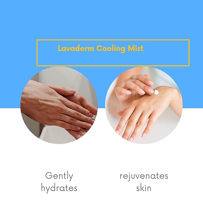 Young Living Lavaderm Cooling Mist - Refreshing Mist with Lavender Essential Oil - Soothes and Hydrates Skin - 2 fl oz Gently Hydrates, Soothes, and Rejuvenates Skin - Premium Essential Oils