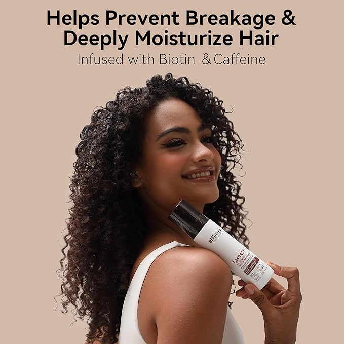 ALFHEIM Coffee+ Thickening Leave-in Spray for Fine & Thinning Hair with Caffeine, Biotin & Arabica Coffee Oil – Strengthening, Volumizing & Heat-Protecting Formula – Sulfate-Free – 5.4 oz / 160 ml