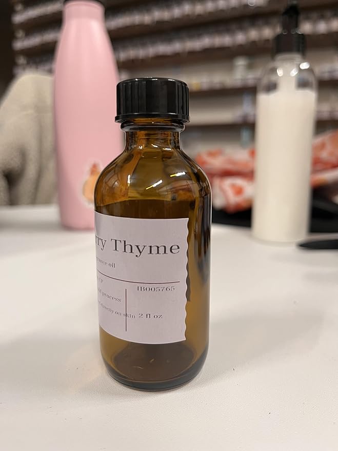 Bramble Berry Blueberry Thyme Fragrance Oil 2 oz | Sweet Herbal Scent for Soap Making, Candles, Lotion, Bath Bombs & Perfume | Skin Safe, Vegan, Paraben & Phthalate Free