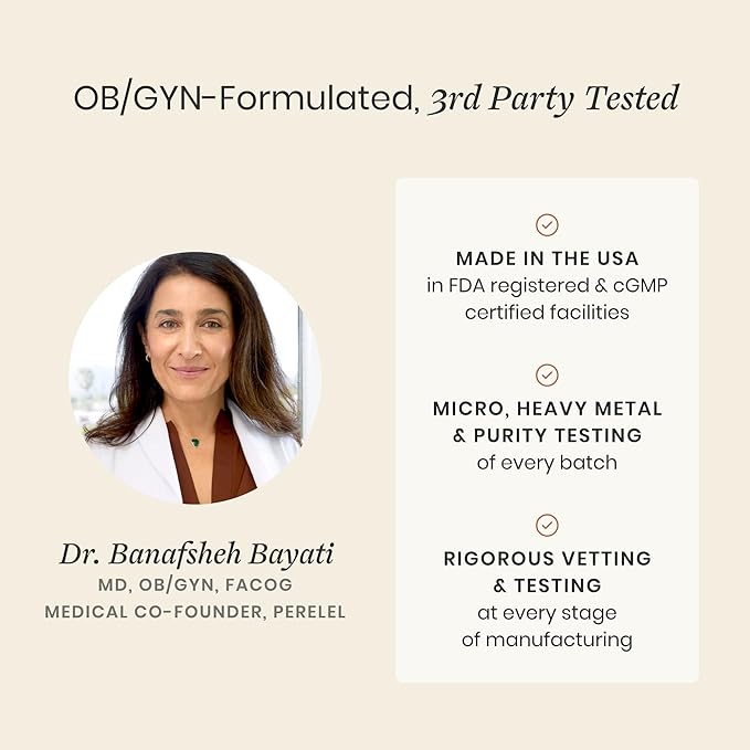 Perelel Synbiotic Greens Powder, Superfood Blend with Fruits, Vegetables, Probiotics, Fiber, Spirulina & Chlorella, Daily Greens Supplement, Soy & Gluten Free, Non GMO, Acai Berry Flavor, 30 Servings