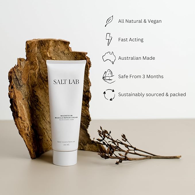 Magnesium Lotion – Muscle Repair Cream with Shea Butter for Muscle & Joint Pain Relief, Lightweight Non-Greasy Formula, Scented with Essential Oils, 100 mL