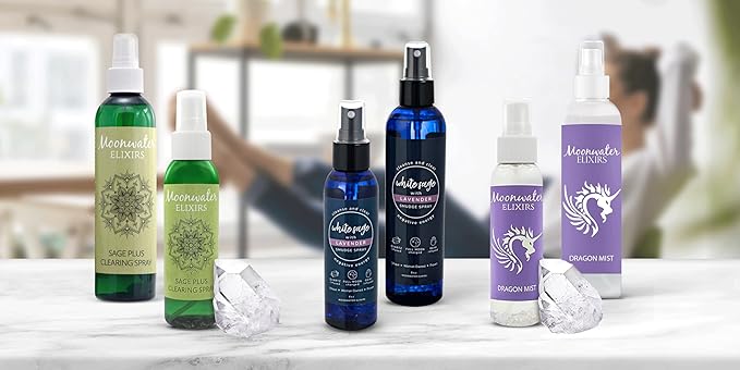 Orange & Frankincense Aromatherapy Spray - Pillow and Shower Aura Cleansing Mist for Relaxation & Positive Energy - Spiritual Gift for Meditation, Spiritual Vibrational Harmony, Tranquility. OM 8oz