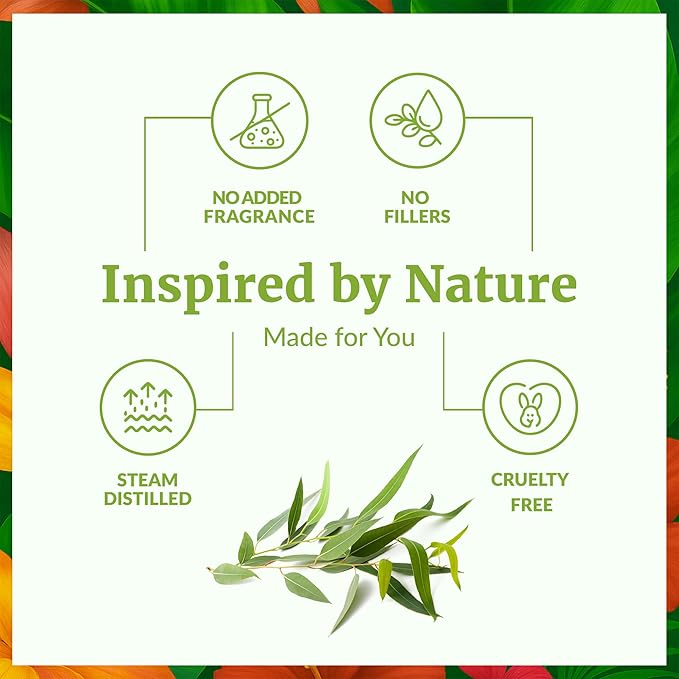 SVA Lemon Eucalyptus Essential Oil – 4 Fl Oz – 100% Natural Citriodora Oil - for Diffuser, Hair Care, Face, Skin Care, Aromatherapy, Scalp and Body Massage, Soap and Candle Making – with Dropper