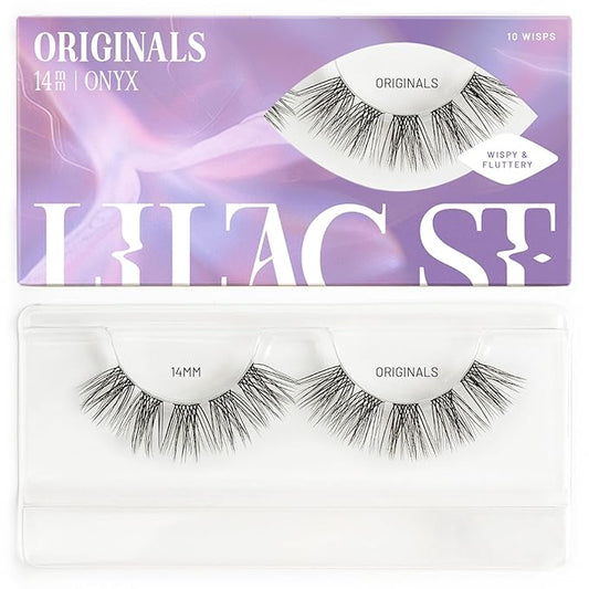 Lilac St - Originals Natural Faux Eyelash Clusters (14mm) - Soft, Natural Look - DIY Lash Extension Wisps - Lightweight & Lifelike - Lasts 10 Days - Cruelty Free, Vegan, Women Founded - 10 Lashes