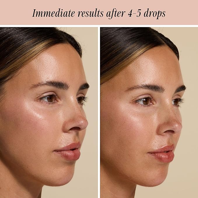 + Lux Unfiltered N°12 Sunstruck Face Tanning Drops - Fragrance Free Bronzing Drops for Face with Hyaluronic Acid, Coconut Water, & Passionfruit Oil - Cruelty Free & Vegan Self Tanner