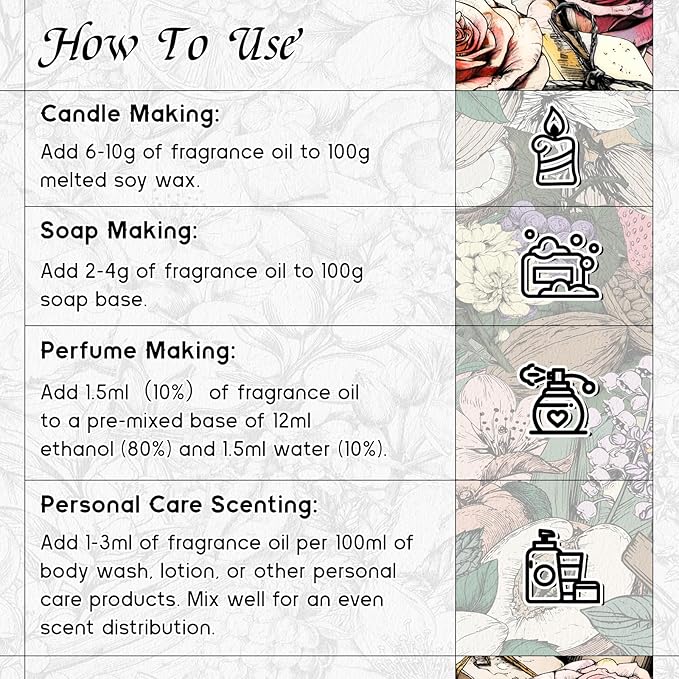 HIQILI Gilded Ylang Fragrance Oil for Making Candle, Inspired by Di's J'Adore, Car Air Freshener, Luxury Scents for DIY Women Perfume - 1 Fl Oz