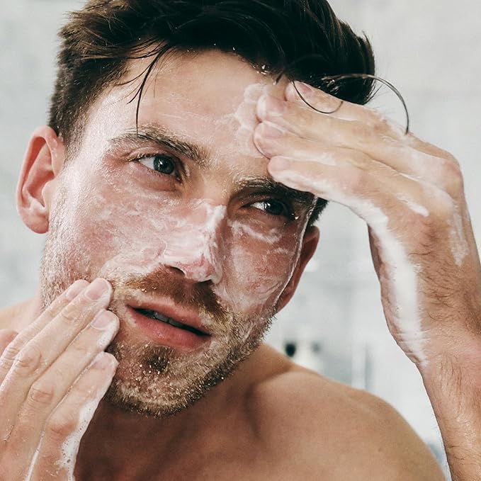 Brickell Men's Acne Face Wash for Men, Natural and Organic Men's Acne Face Wash to Cleanse Skin and Eliminate Acne, Clears Breakouts, 2% Salicylic Acid, 6 Ounces