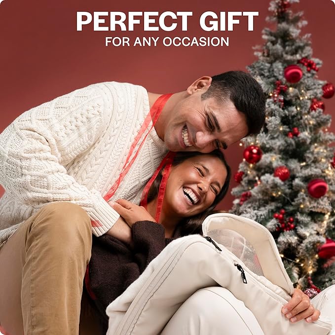 Aerotrunk Compression Packing Cubes for Travel - Luggage Organizer Bags - Double Zipper Packing Cubes for Suitcases (2-Pack, Rose)