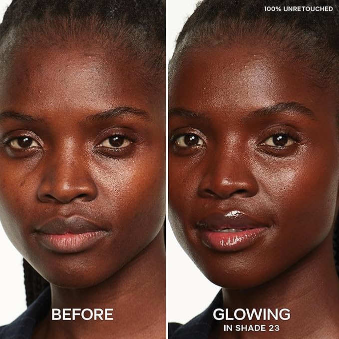 Saie Slip Tint Radiant Cream Concealer & All-Over Face Makeup - Concealer for Dark Circles, Redness & Blemishes - Lightweight Makeup Made with Hydrating Hyaluronic Acid - Shade 23 (0.17 oz)