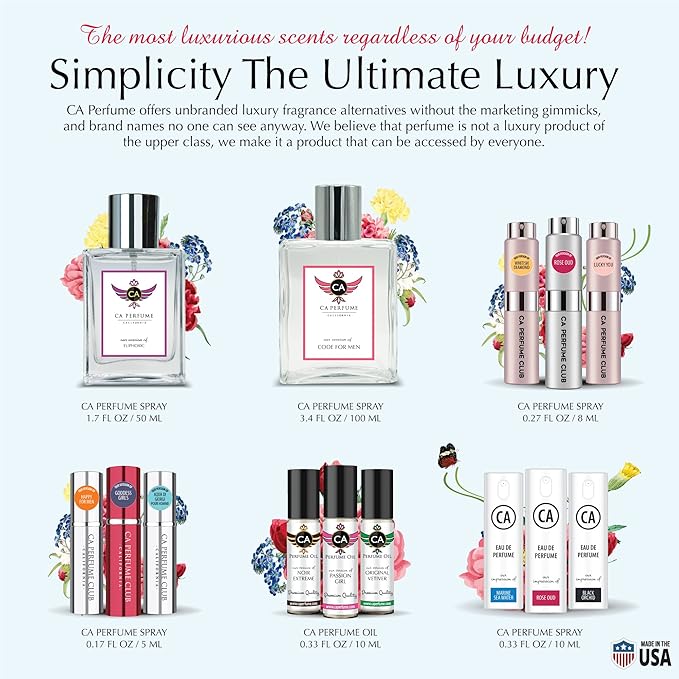 CA Perfume Impression of F. Fabulous For Women and Men Cologne Eau de Parfum Spray Bottle 3.4 Fl Oz/100ml