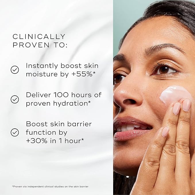 Medik8 Total Moisture Daily Facial Cream - Hydrating Peptide Face Moisturizer with Hyaluronic Acid - Face Cream Supports Skin Barrier - 1.6 oz