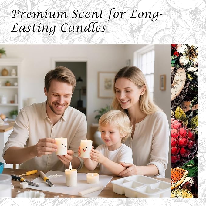 HIQILI Wild Strawberry & Parsley Fragrance Oil for Candle Making, Inspired by J-M.Lone Wild-Straw & Psley, Fresh Soap Scents, DIY Body Spray & Perfume for Women - 5.07 Fl Oz