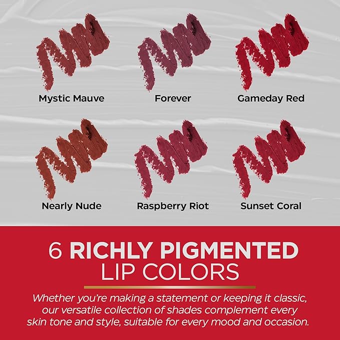Mirabella - Velvet Matte Lip Crayon, Retractable Highly-Pigmented 2-in-1 Makeup, Long-Lasting Hydrating Lipstick Crayon + Lip Liner, Moisturizing Lipcare Formula, Raspberry Riot