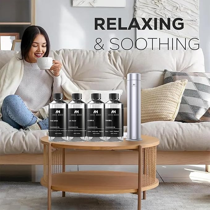 24K Magic Scent Diffuser Oil 500mL - Inspired by Luxury Hotel W Hotels - Notes of Zesty Citrus, Floral Jasmine, & Delicate Lily - Aromatherapy Home Fragrance - 24K Diffuser Oil - AH Diffuser Oils